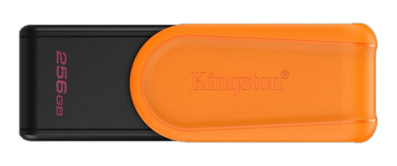 Memoria Flash Usb Kingston Datatraveler Exodia S, 256gb, Interfaz: Usb 3.2 Gen 1, Naranja — vista 2