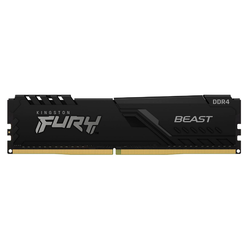 Memoria Kingston Fury Beast, 8gb, Ddr4-3200mt/s, Pc4-25600, Cl16, 1.35v,288-pines, Xmp 2.0