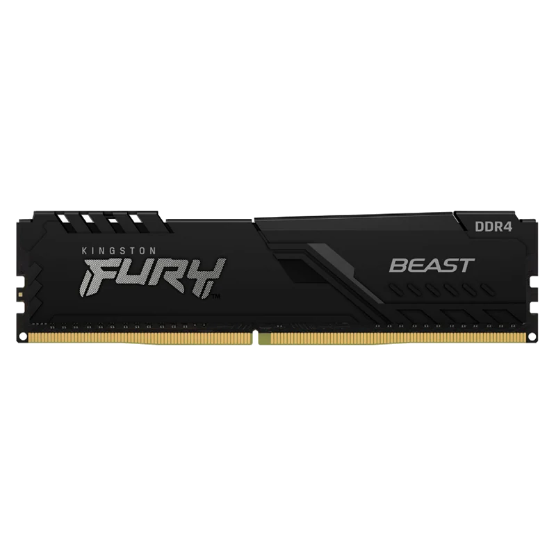 Memoria Kingston Fury Beast, 8gb, Ddr4-3200mt/s, Pc4-25600, Cl16, 1.35v,288-pines, Xmp 2.0