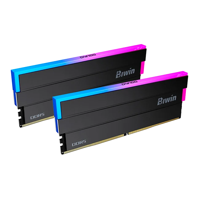 Memoria Ram Biwin Opal Dw100 Rgb 32gb (2x16gb) Ddr5-6000mhz, Cl28, 1.4v, Color Negro