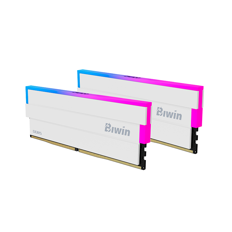 Memoria Udimm Biwin Black Opal Dw100, 32gb (2x16gb) Ddr5-6000, Pc5-48000, Rgb, Cl28, 1.4v