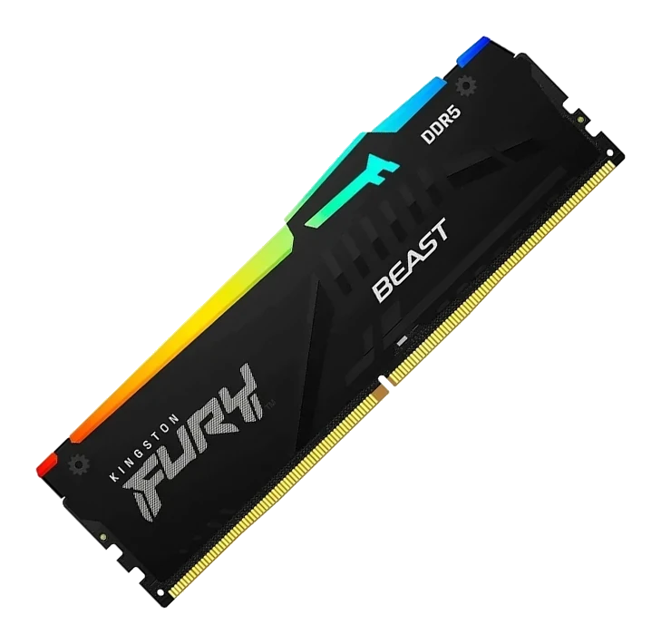 Memoria DIMM Kingston Fury Beast 32GB DDR5-6000, PC5-48000 CL36, 2Rx8, 1.35V, 288-pin, RGB
