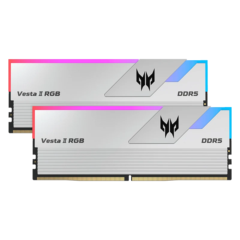 Memoria U-dimm Predator Vesta Ii Rgb, 32gb (2x16gb) Ddr5-6000mhz, Pc5-48000, Cl32, 1.35v.