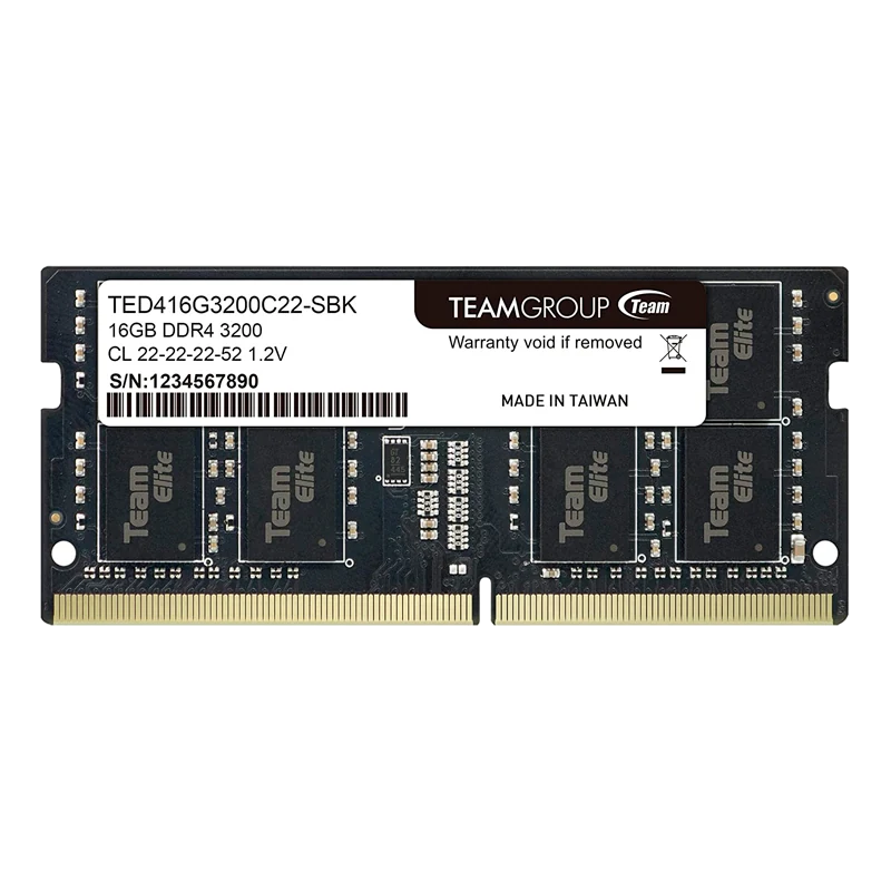 Memoria So-dimm Teamgroup Elite, 16gb Ddr4-3200mhz (pc4-25600) 1.2v, Cl22