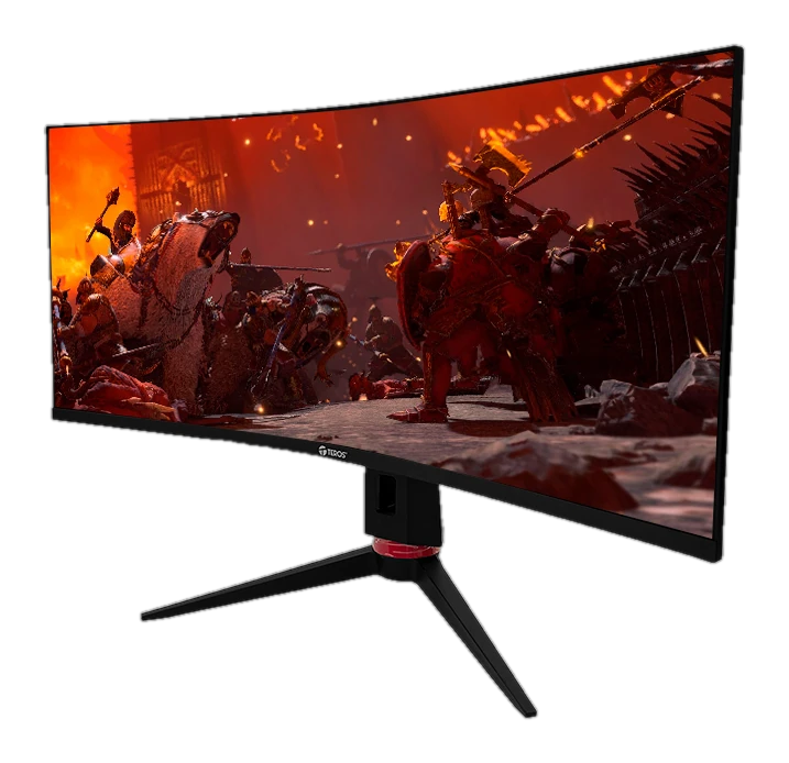 Monitor Curvo Gaming Teros Te-3412g, 34" Uwqhd Va, 180hz, 1ms, Hdmi, Dp, Audio Out — vista 2