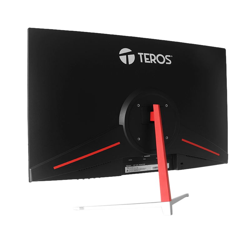 Monitor curvo TEROS TE-2402S, 23.8" FHD VA, 100Hz, 1ms, HDMI, VGA