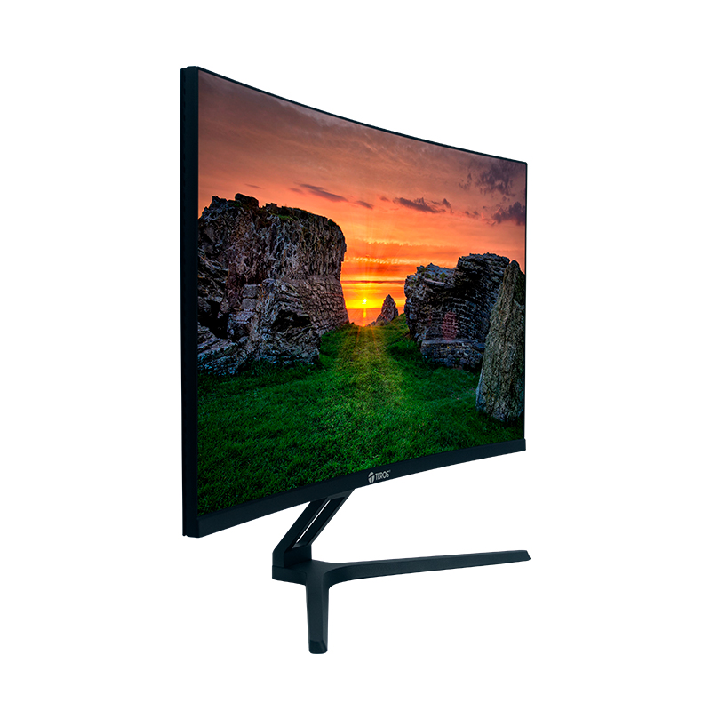 Monitor curvo Teros TE-2734S, 27" FHD VA, 144HZ, 1MS, HDMI, DP, Audio out