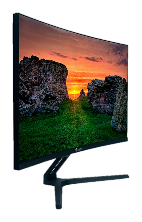 Monitor Curvo Teros Te-2734s, 27" Fhd Va, 144hz, 1ms, Hdmi, Dp, Audio Out — vista 2