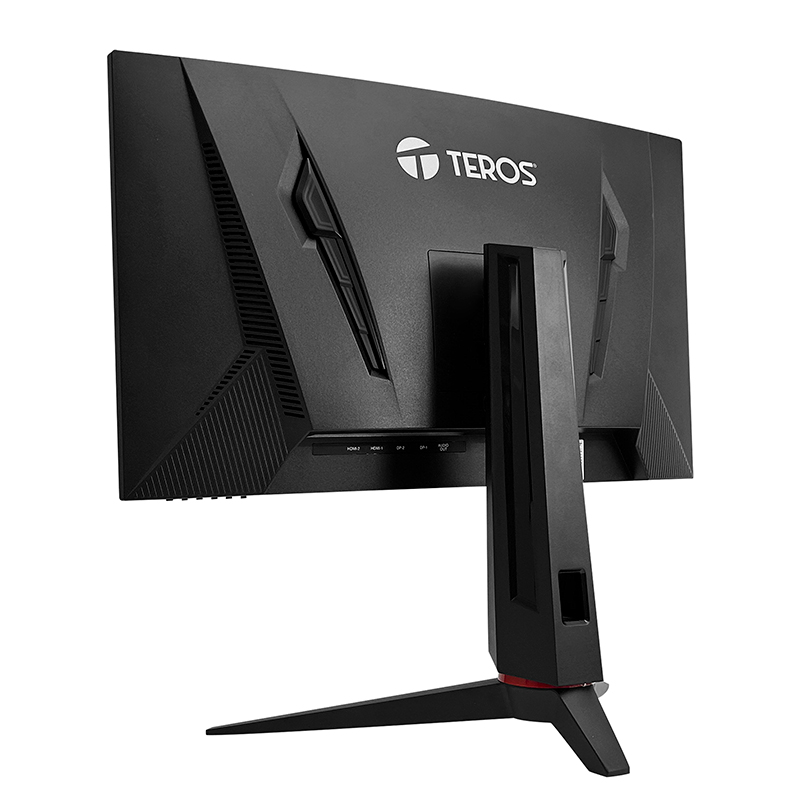 Monitor Curvo Gaming Teros Te-2767g 27" Qhd Va 180hz 1ms Hdmi Dp Audio Out Negro — vista 2