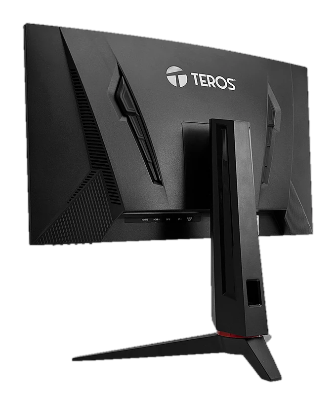 Monitor Curvo Gaming Teros Te-2767g 27", Qhd Va, 180hz, 1ms, Hdmi, Dp, Audio Out — vista 2