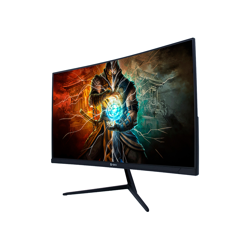 Monitor curvo gaming TEROS TE-2787G, 27" FHD VA, 180Hz, 1ms, HDMI, DP, Audio out