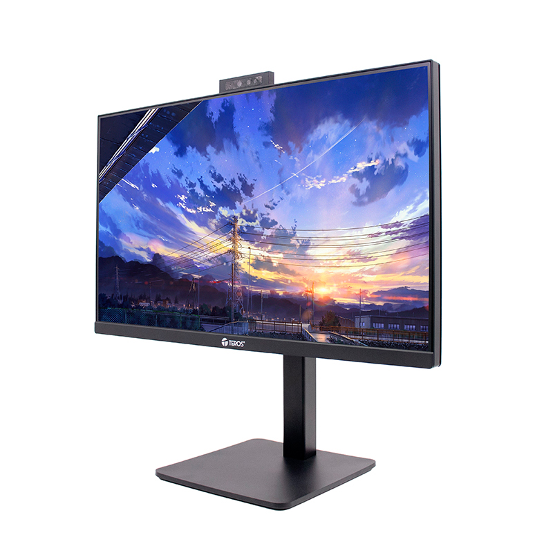 Monitor Corp. Teros Te-2416cs 23.8" Qhd Ips 100hz 1ms Hdmi Dp Parlantes Audio Out CÁmara — vista 2