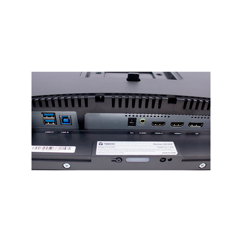 Monitor corp. TEROS TE-2416CS 23.8" QHD IPS 100Hz 1ms HDMI DP PARLANTES AUDIO OUT CÁMARA