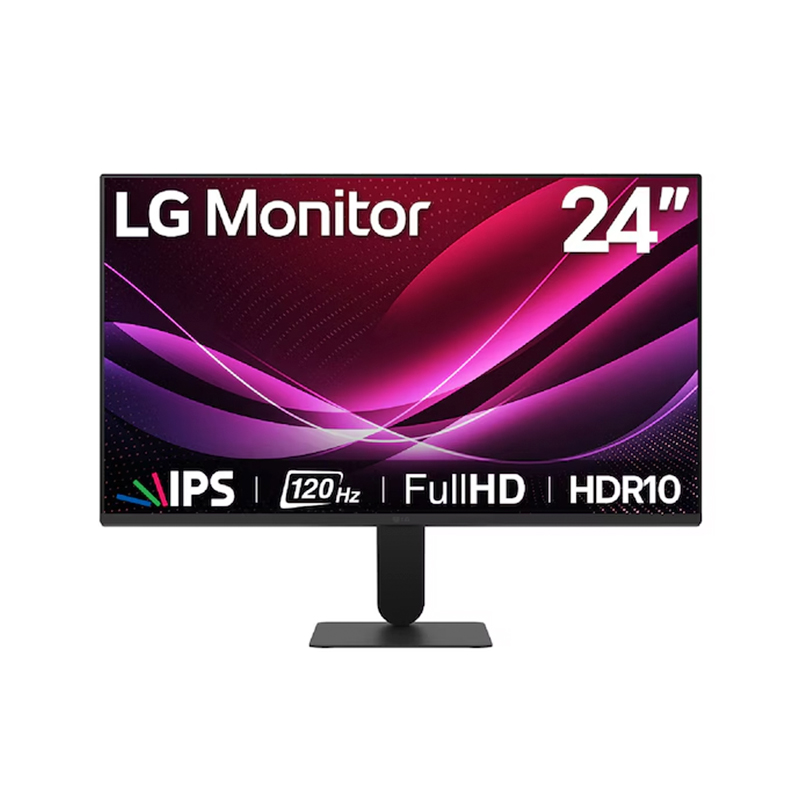 Monitor Plano Lg 24u411a-b, 23.8" Fhd Ips, 120hz ,5ms,hdmi, Vga,headphone Out