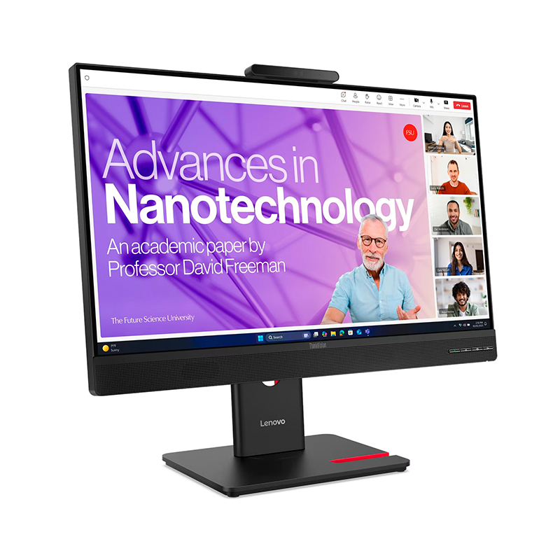 Monitor Lenovo Thinkvision T24-4v, 23.8" Wled Fhd/ips/hdmi/dp/vga/usb-a X3/usb-b/usb-c — vista 2