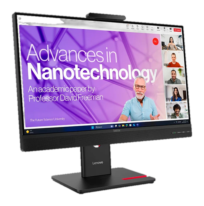 Monitor Lenovo Thinkvision T24-4v, 23.8" Wled Fhd/ips/hdmi/dp/vga/usb-a X3/usb-b/usb-c — vista 2