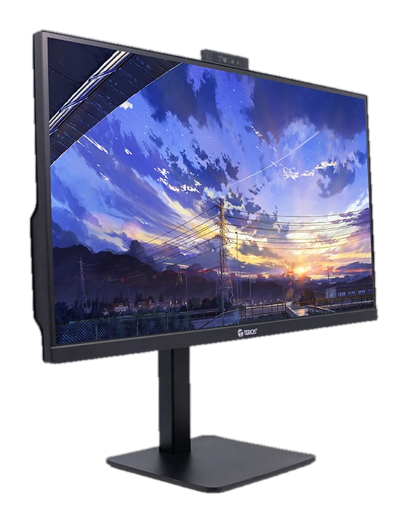 Monitor Plano Corporativo TEROS TE-2715CS, QHD IPS, 100Hz, HDMI, DP, Audio Out, Cámara 5MP