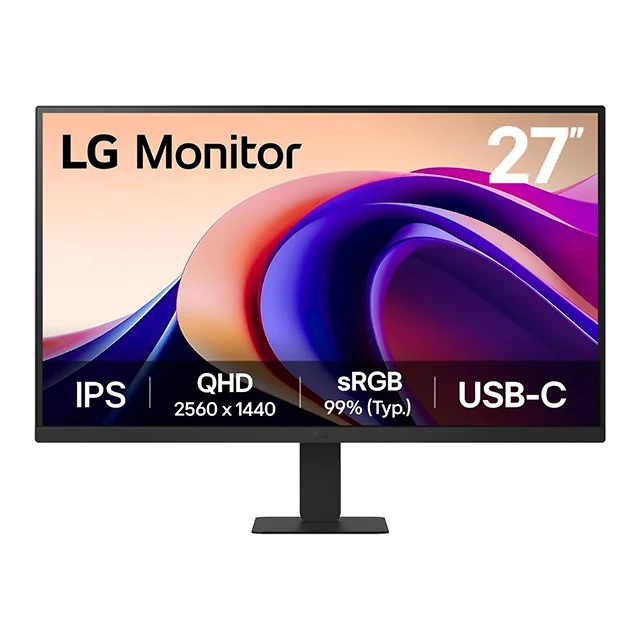 Monitor Plano Lg 27u631a-b, 27" Qhd Ips,100 Hz, Hdmi, Hdr10, Hdr, Usb-c: 15w