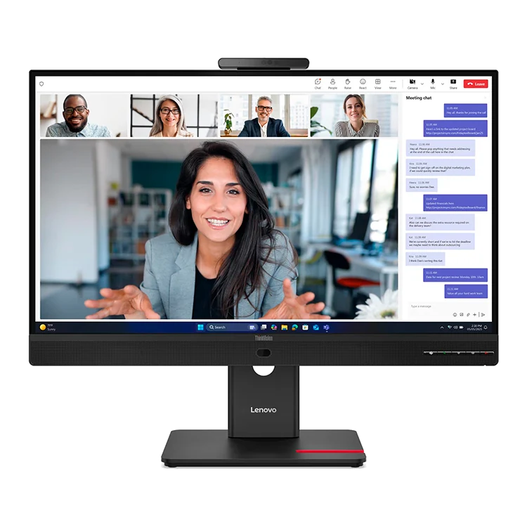 Monitor Plano Lenovo Thinkvision T27qd-4v, 27" Wled Qhd/ips/hdmi/dp/dp-out/usb-c/rj45/5wx2