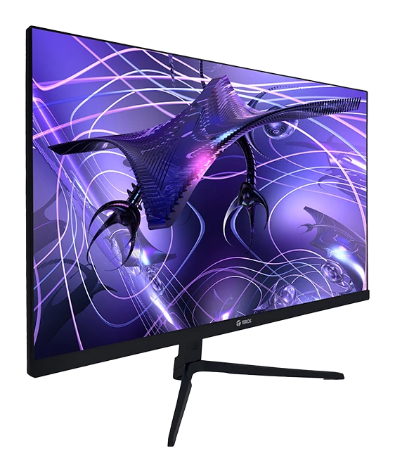 Monitor Plano Gaming Teros Te-2786g, 27" Fhd Ips, 200hz, 1ms, Hdmi, Dp, Audio Out — vista 2