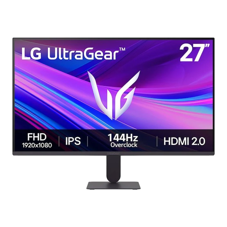Monitor Lg 27g411a-b, 27/fhd/ips/144hz/hdmi/dp/usb/headphones-out (3-polos, Solo Sonido)