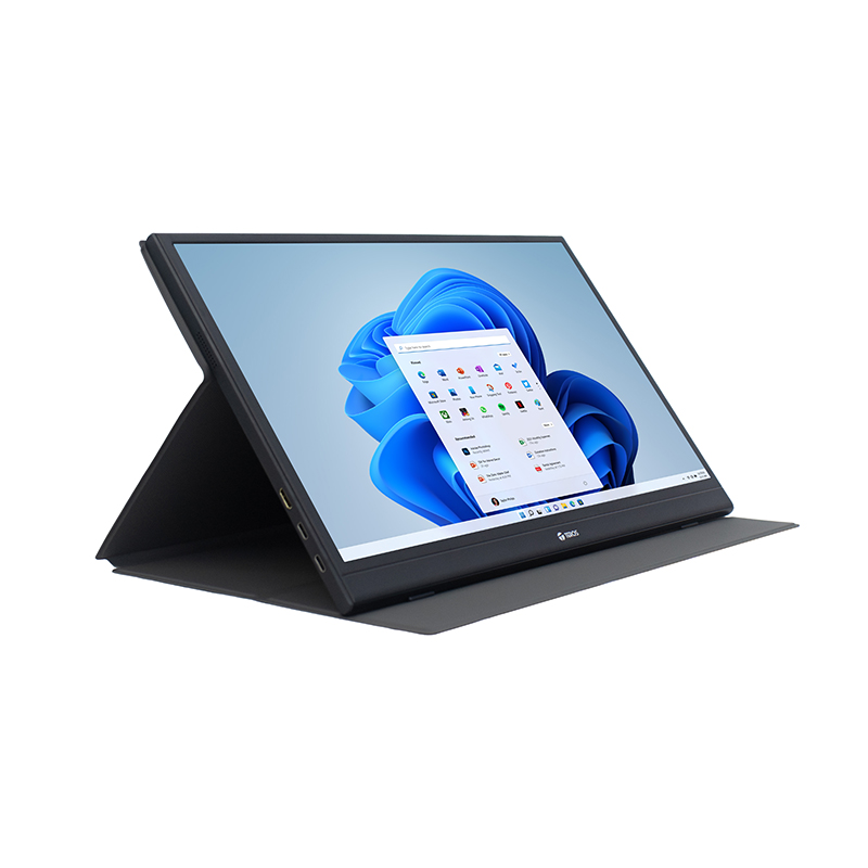 Monitor Portátil Teros Te-1501s, 15.6" Fhd Ips, Hdmi, Usb-c, Audio Out, Parlantes — vista 2