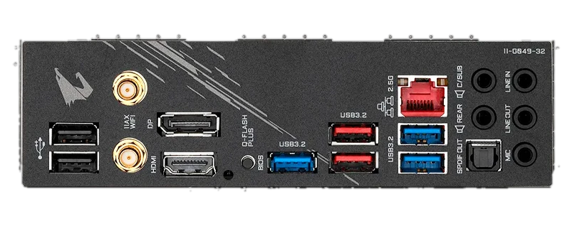 Motherboard Gigabyte B550 AORUS ELITE AX V2 (rev.1.0) Chipset AMD B550 Socket AMD AM4, ATX