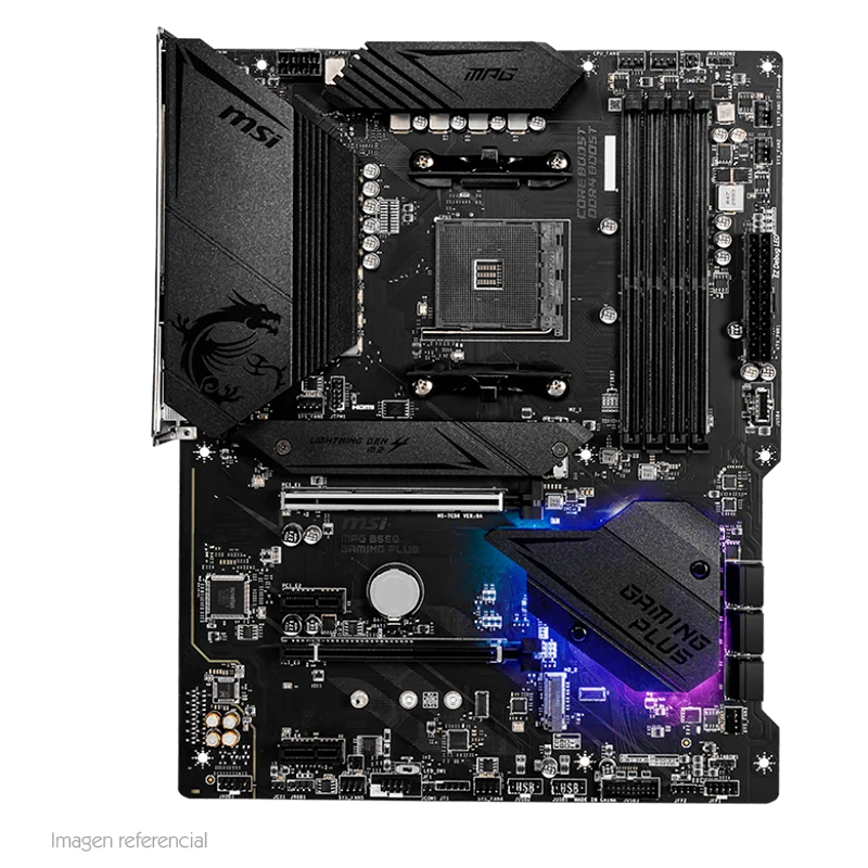 Motherboard Msi Mpg B550 Gaming Plus Amd B550 Am4 Socket, Hdmi, Dp, Usb 3.2 Gen 2