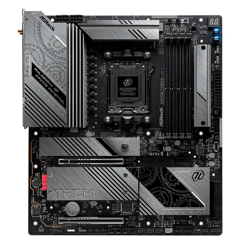 Motherboard Asrock X870e Taichi Lite, Chipset Amd X870e, Socket Amd Am5, Eatx