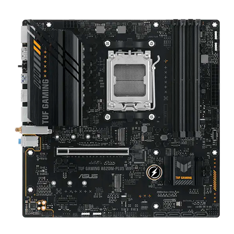 Motherboard Asus Tuf Gaming A620m-plus Wifi, Chipset Amd B620, Amd Socket Am5, Matx