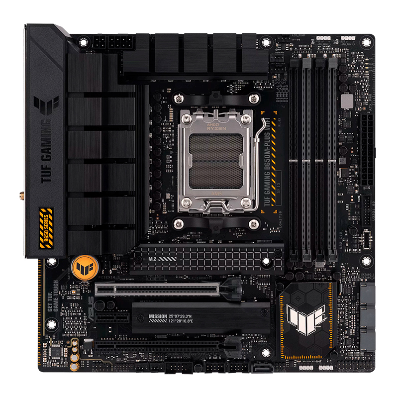 Motherboard Asus Tuf Gaming B650m-plus Wifi, Chipset Amd B650, Amd Socket Am5, Matx