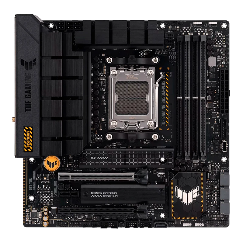 Motherboard Asus Tuf Gaming B650m-plus Wifi, Chipset Amd B650, Amd Socket Am5, Matx
