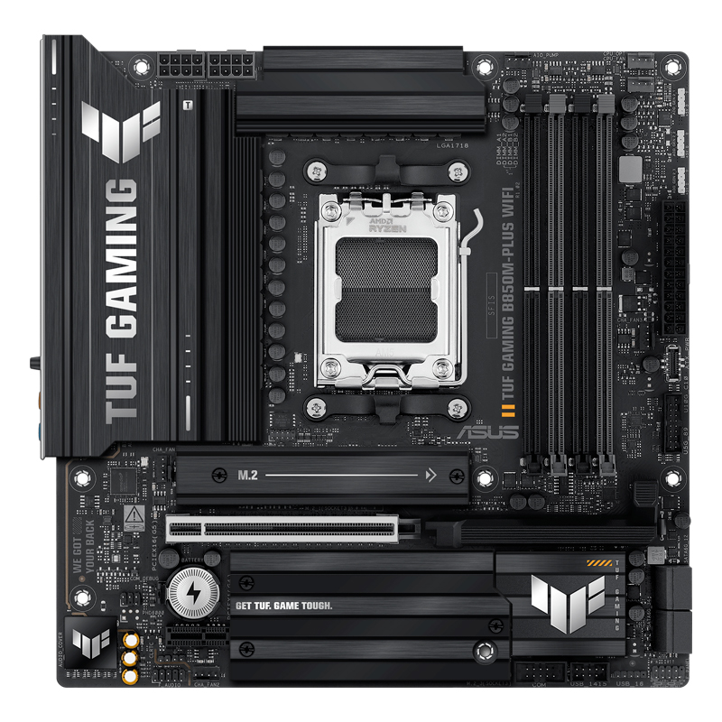 Motherboard Asus Tuf Gaming B850m-plus Wifi, Chipset Amd B850, Socket Amd Am5, Matx