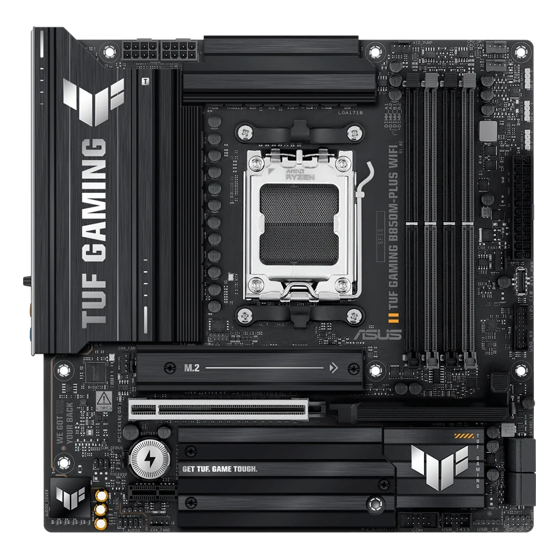 Motherboard Asus Tuf Gaming B850m-plus Wifi, Chipset Amd B850, Socket Amd Am5, Matx