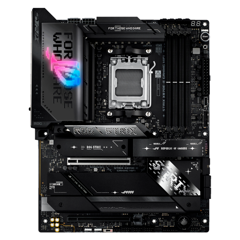 Motherboard Asus Rog Strix X870e-e Gaming Wifi, Chipset Amd X870e, Socket Amd Am5, Atx