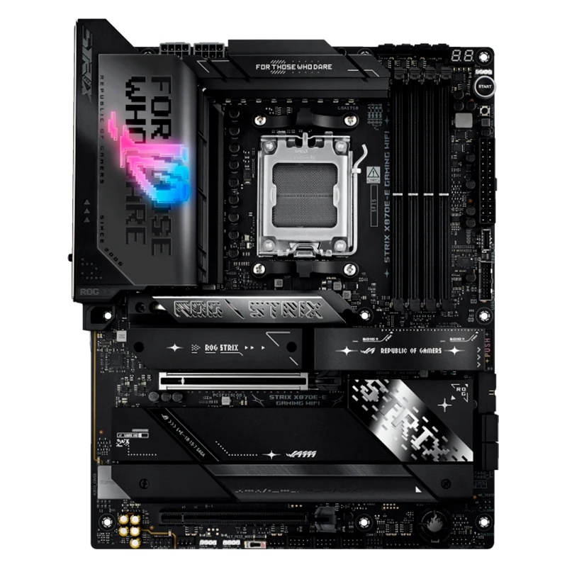 Motherboard Asus Rog Strix X870e-e Gaming Wifi, Chipset Amd X870e, Socket Amd Am5, Atx