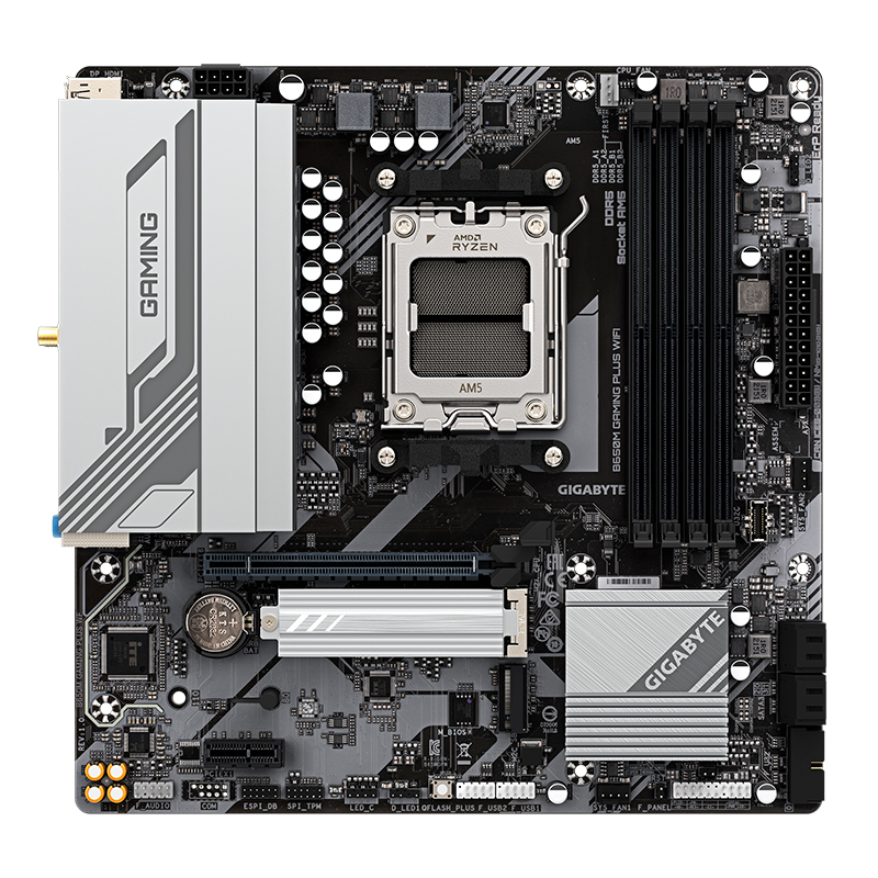 Motherboard Gigabyte B650m Gaming Plus Wifi, Chipset Amd B650, Socket Amd Am5, Matx