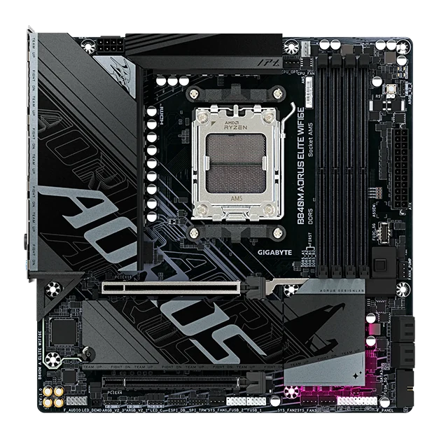 Motherboard Gigabyte B840m Aorus Elite Wifi6e, Chipset Amd B840, Socket Amd Am5, Micro-atx
