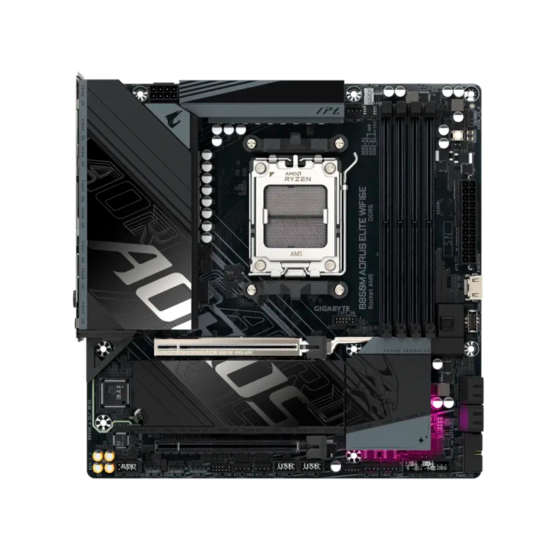Mb Gb B850m Aorus Elite Wf6e — vista 2
