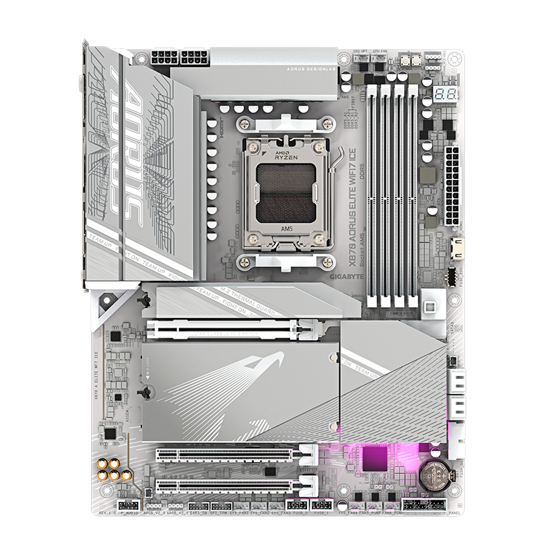 Motherboard Gigabyte X870e Aorus Elite Wifi7, Chipset Amd X870e, Socket Amd Am5, Atx