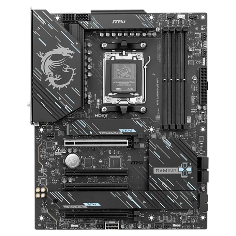 Motherboard Msi X870 Gaming Plus Wifi, Chipset Amd X870, Socket Amd Am5, Atx