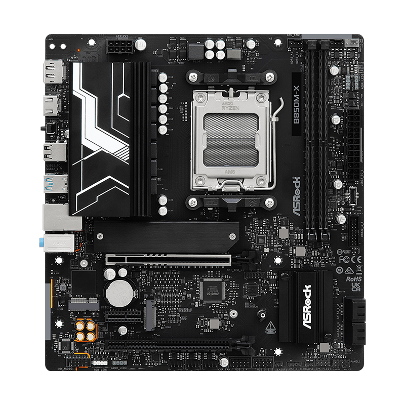 Motherboard Asrock B850m-x R2.0, Chipset Amd B850, Socket Amd Am5, Matx