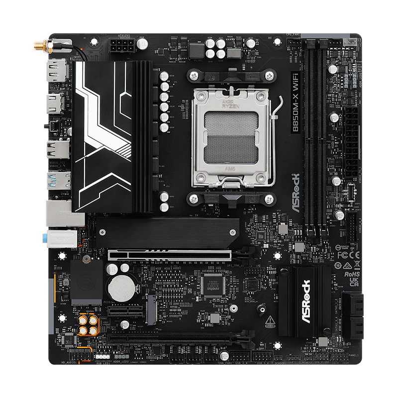 Motherboard Asrock B850m-x Wifi R2.0, Chipset Amd B850, Socket Amd Am5, Matx