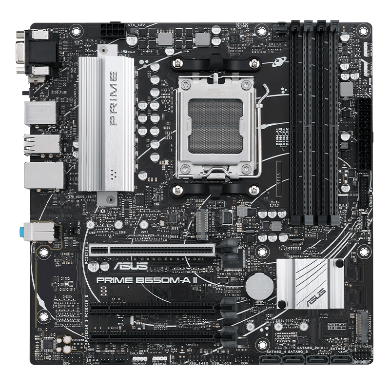 Motherboard Asus Prime B650m-a Ii , Chipset Amd B650, Socket Am5, Micro Atx