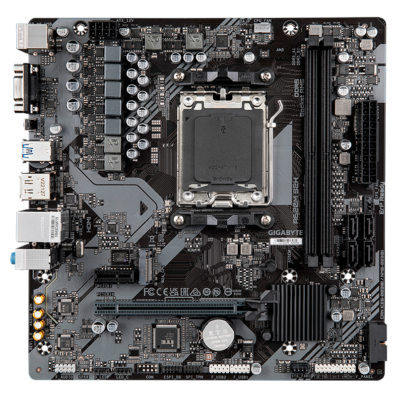 Motherboard Gigabyte A620m S2h (rev. 1.0) Chipset Amd A620, Socket Am5, Micro Atx
