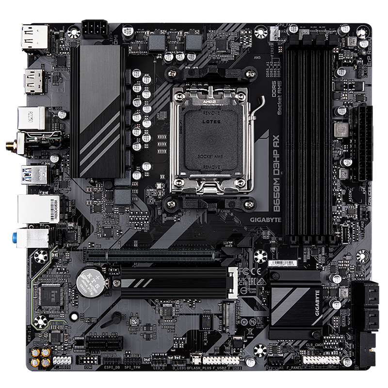 Motherboard Gigabyte B650m D3hp Ax, Chipset Amd B650, Socket Amd Am5, Matx