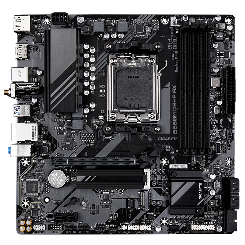 Motherboard Gigabyte B650m D3hp Ax, Chipset Amd B650, Socket Amd Am5, Matx