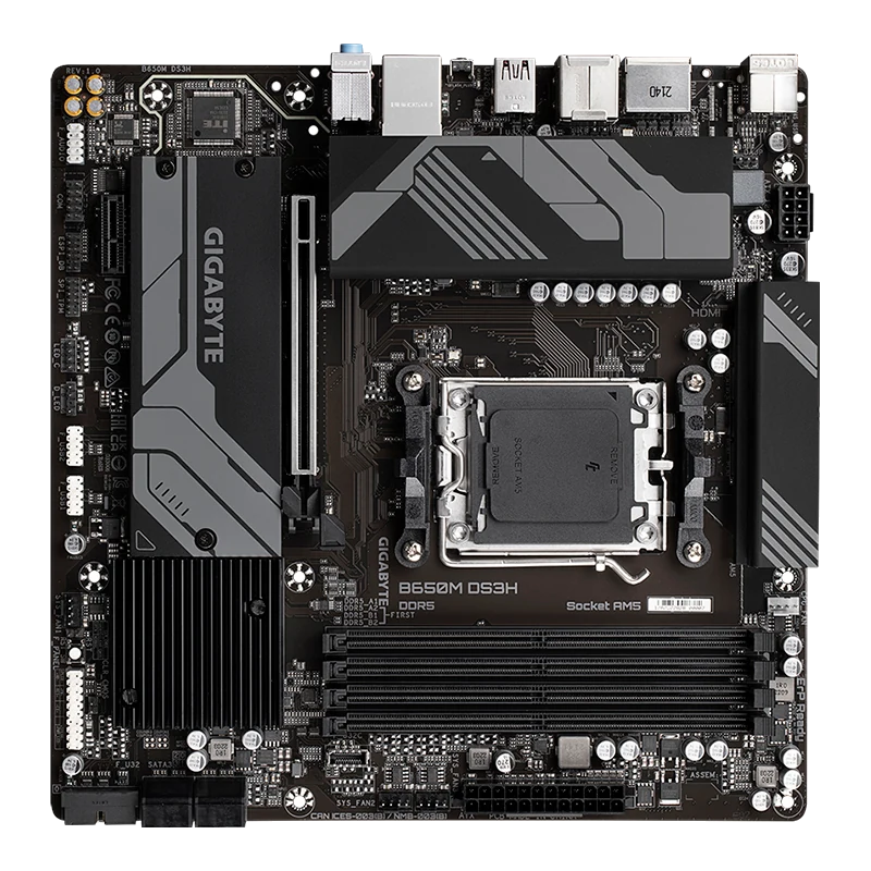 Motherboard Gigabyte B650m Ds3h, Chipset Amd B650, Socket Amd Am5, Matx