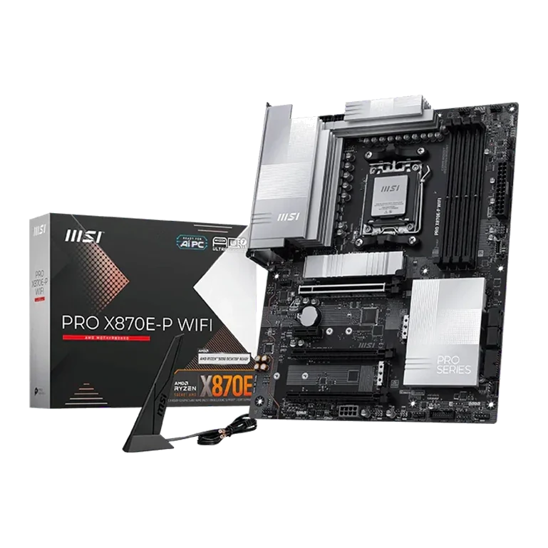 Motherboard Msi Pro X870e-p Wifi, Chipset Amd X870e, Socket Amd Am5, Atx