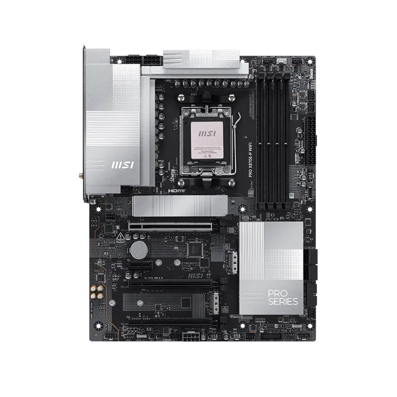 Motherboard Msi Pro X870e-p Wifi, Chipset Amd X870e, Socket Amd Am5, Atx — vista 2